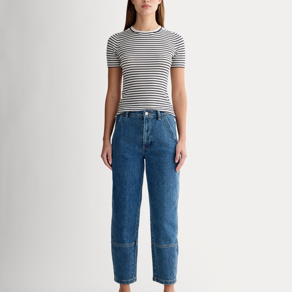 NWOT Everlane Women's Barrel Blue Jeans